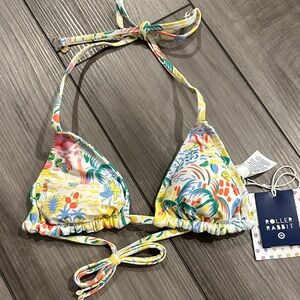 Roller Rabbit x Target Star Geo Patterned Reversible String Bikini Top